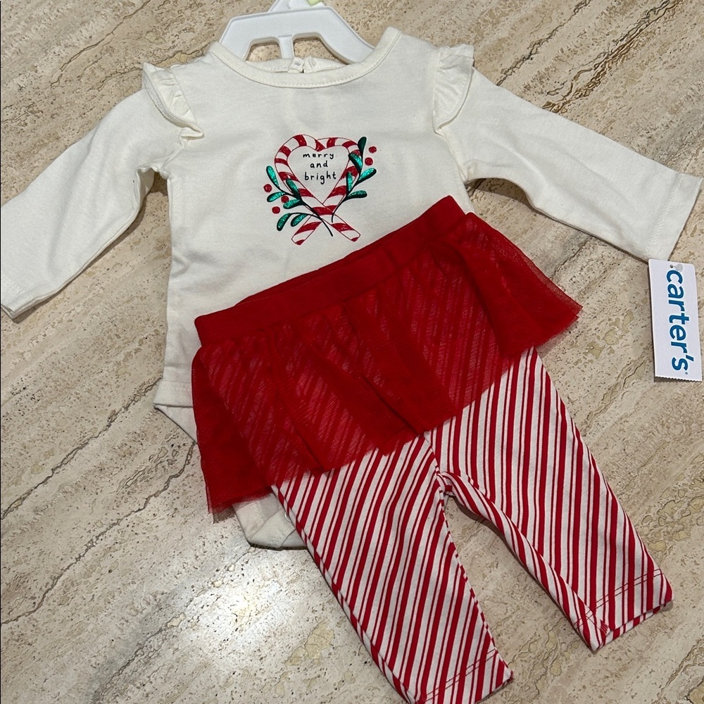 NEW 🆕 Carter's Christmas Baby Outfit 3 months